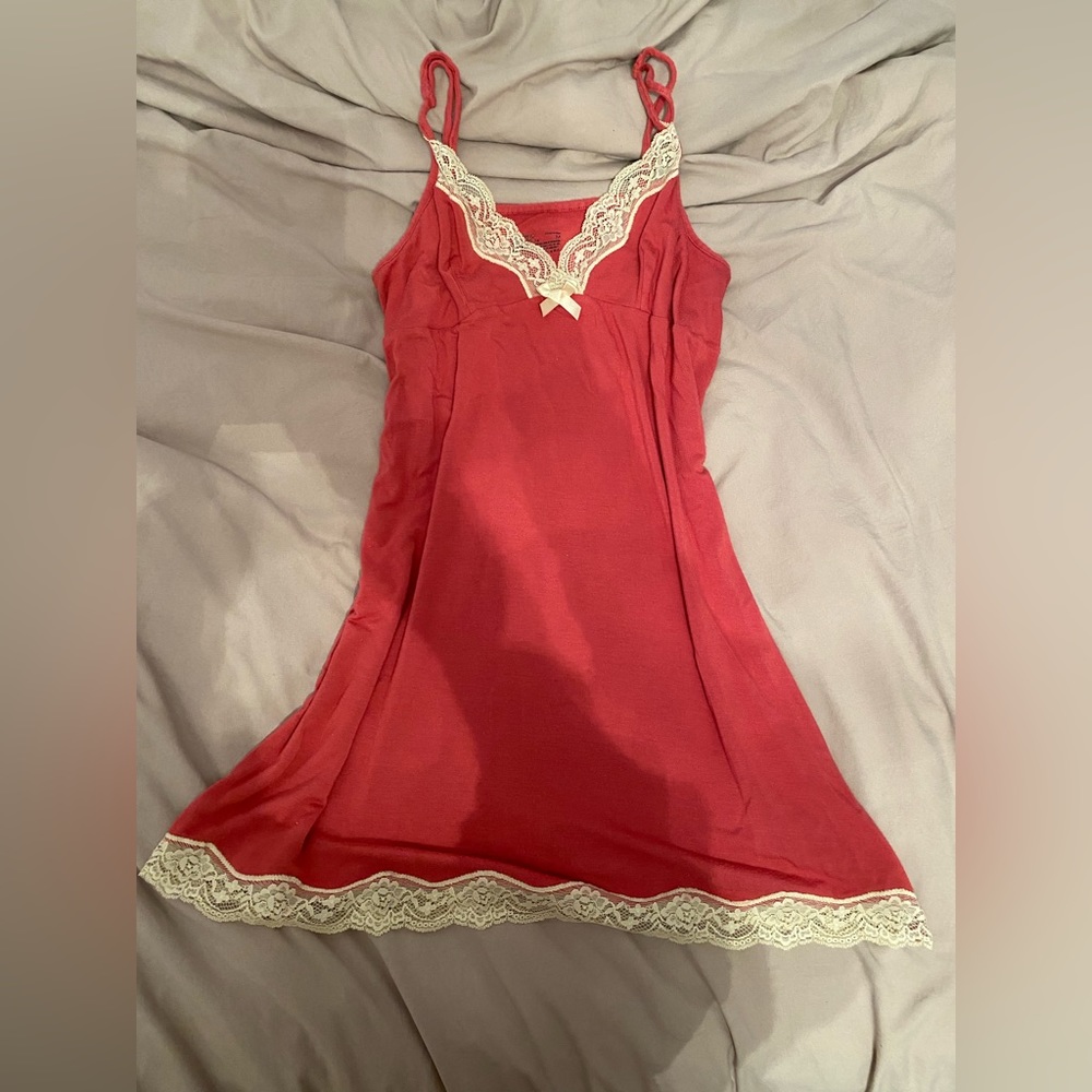 Short Pink Slip Dress Size M